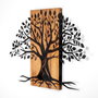 Wallity Accesorio de Pared de Madera Decorativa 382, Madera y Metal, 58 x 80 cm